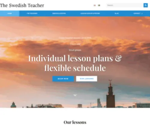 Theswedishteacher.com(Swedish Language Lessons) Screenshot