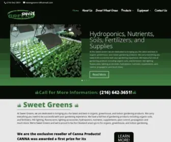 Thesweetgreens.com(Sweet Greens) Screenshot