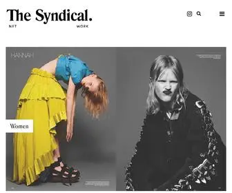 Thesyndical.com(US Based Model Agency and Creative Agency) Screenshot