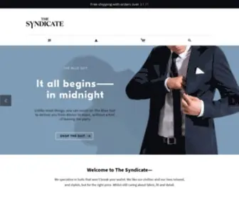 Thesyndicatestore.com(The Syndicate) Screenshot