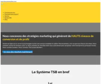 Thesystembuilders.com(The System Builders) Screenshot
