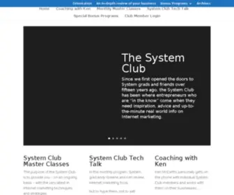 Thesystemclub.com(The System Club) Screenshot