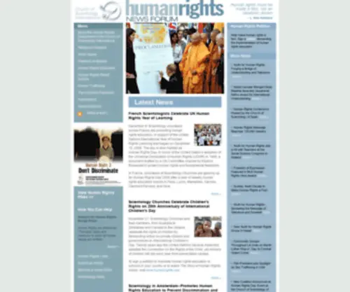 Theta.com(Human Rights) Screenshot