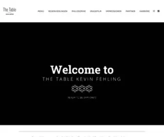 Thetable-Hamburg.de(The Table) Screenshot