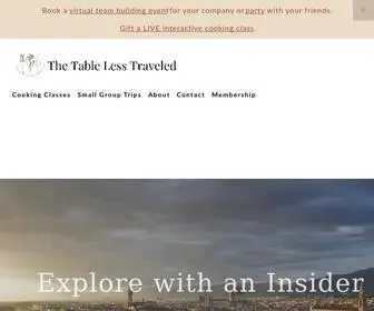 Thetablelesstraveled.com(Insider travel experiences. We curate intimate small group tours (6) Screenshot