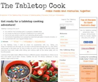 Thetabletopcook.com(The Tabletop Cook) Screenshot