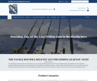 Thetacklebox.com(Home, Florida Keys) Screenshot