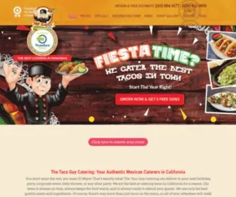 Thetacoguycatering.com(Taco Catering Services in Los Angeles) Screenshot