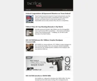 Thetacticalwire.com(Tactical Wire) Screenshot