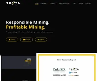 Thetagoldmines.com(Theta Gold Mines) Screenshot