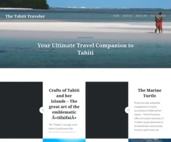 Thetahititraveler.com(The Tahiti Traveler) Screenshot