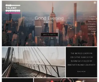 Thetalentbusiness.com(The Talent Business) Screenshot