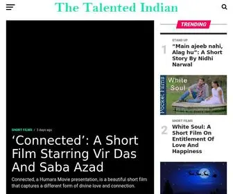 Thetalentedindian.com(The Talented Indian) Screenshot