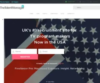 Thetalentmanager.co.uk(The Talent Manager) Screenshot