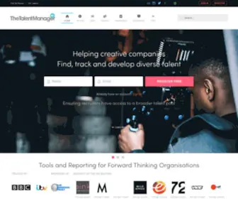 Thetalentmanager.com(The Talent Manager) Screenshot
