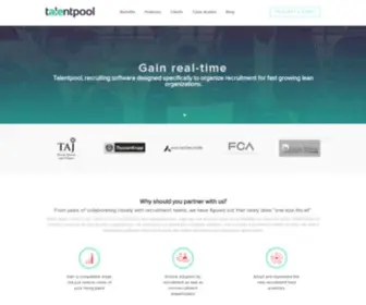 Thetalentpool.co.in(Get the best recruiting software for small and mid) Screenshot
