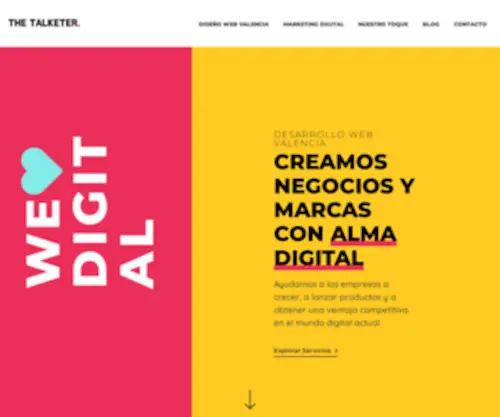 Thetalketer.com(Desarrollo Web Valencia Convertimos Visitas en Clientes) Screenshot