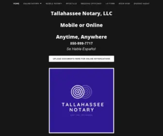 Thetallahasseenotary.com(Tallahassee Notary) Screenshot