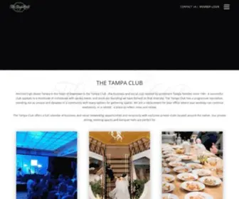 Thetampaclub.com(The Tampa Club) Screenshot