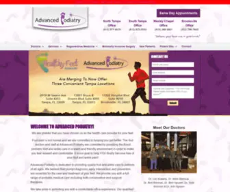 Thetampapodiatrist.com(Foot and Ankle Specialists Florida) Screenshot