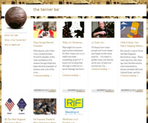 Thetannerba.com(The tanner ba') Screenshot