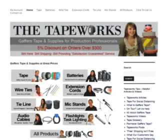Thetapeworks.com(Gaffers Tape Gaff Tape) Screenshot