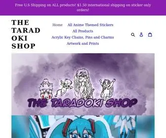 Thetaradokishop.com(The Taradoki Shop) Screenshot