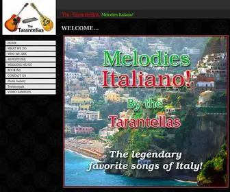 Thetarantellas.com(The Tarantellas) Screenshot