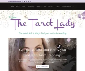 Thetarotlady.com(The Tarot Lady) Screenshot