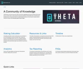 Thetatracker.com(Thetatracker) Screenshot