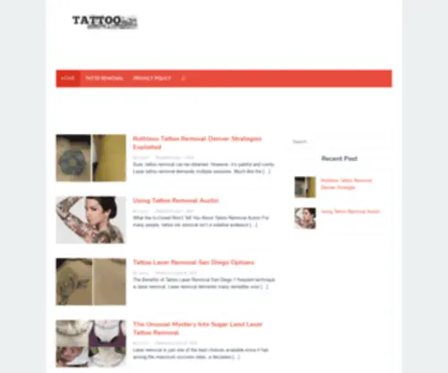 Thetattooremoval.com(Tattoo Removal) Screenshot