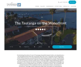 Thetauranga.co.nz(The Tauranga on the Waterfront) Screenshot