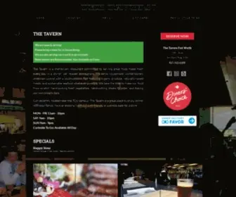 Thetavernftworth.com(The Tavern) Screenshot