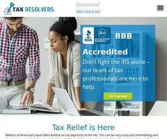 Thetaxresolvers.com(The Tax Resolvers) Screenshot