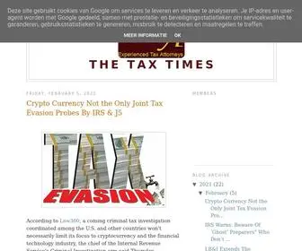 Thetaxtimes.com(The Tax Times) Screenshot