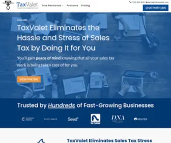 Thetaxvalet.com(TaxValet) Screenshot