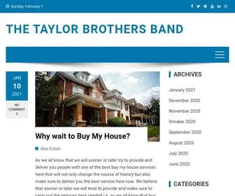 Thetaylorbrothersband.net(The Taylor Brothers Band) Screenshot
