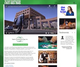 Thetaylorconsultinggroup.com(How to get a Liquor License in Las Vegas Nevada) Screenshot