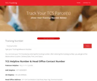 Thetcstracking.pk(Track Your TCS Parcel(s)) Screenshot