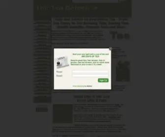 Theteadetective.com(Tea Facts) Screenshot