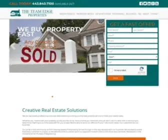 Theteamedge.com(Sell Your House Fast) Screenshot