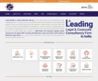 Theteamlegal.com(Law Firm in Noida) Screenshot