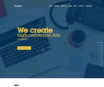 Theteasercompany.com(Performance Marketing) Screenshot