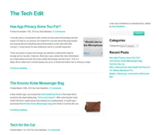 Thetechedit.com(The Tech Edit) Screenshot