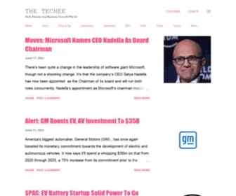 Thetechee.com(The Techee) Screenshot