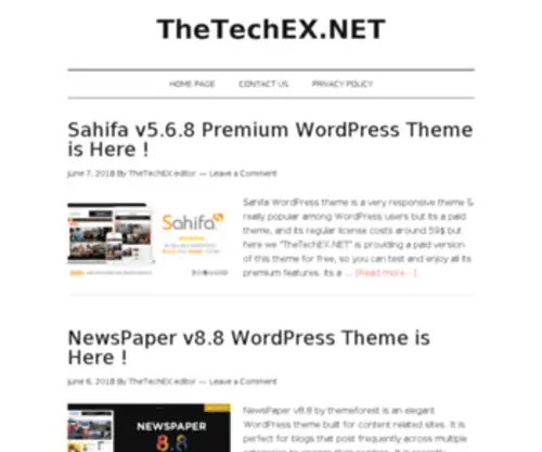 Thetechex.net(Thetechex) Screenshot