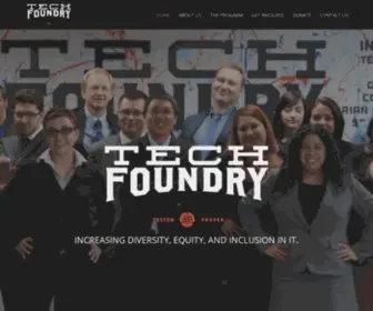 Thetechfoundry.org(Tech Foundry IT Workforce Training Program) Screenshot