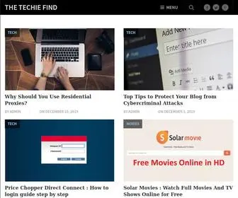 Thetechiefind.com(The techie find) Screenshot