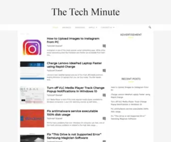 Thetechminute.com(Thetechminute) Screenshot