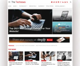 Thetechnews.com(A technology media) Screenshot